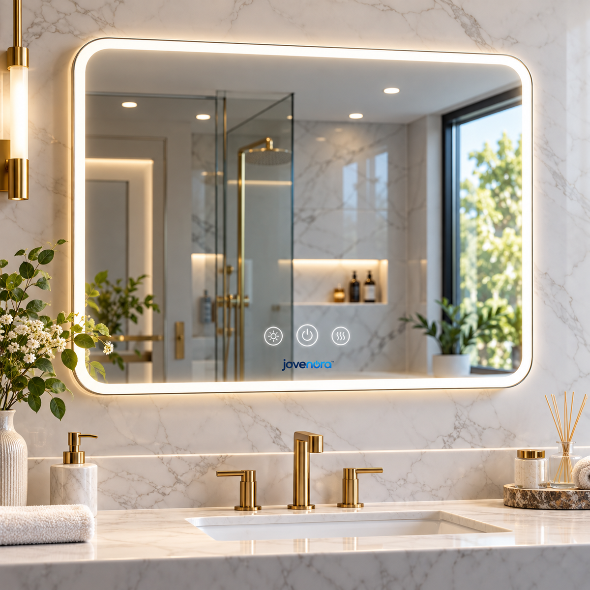 Jovenora™ Smart LED Bathroom Mirror - image 1